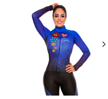 2023 Kadın Uzun Kollu bisiklet tişörtü Bayan Hafif Spor Sürme Giyim Dağ Mtb Bisiklet Kıyafetleri Takımı motorcu ceketi setleri