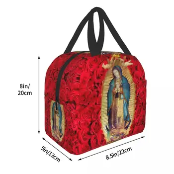 Guadalupe Meryem Termal Yalıtımlı Öğle Yemeği Çantası Katolik Yeniden Kullanılabilir yemek taşıma çantası Çocuklar için Okul Çocukları Çok Fonksiyonlu yiyecek kutusu Guadalupe Meryem Termal Yalıtımlı Öğle Yemeği Çantası Katolik Yeniden Kullanılabilir yemek taşıma çantası Çocuklar için Okul Çocukları Çok Fonksiyonlu yiyecek kutusu 3