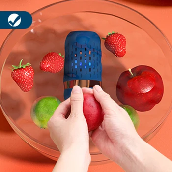 Taşınabilir Meyve Sebze Yıkama Makinesi USB Ev Pirinç Et Gıda Temizleyici