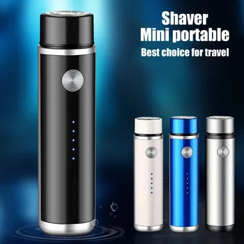 Mini Elektrikli Tıraş Makinesi Erkekler için Jilet Taşınabilir Sakal Düzeltici Seyahat Araba USB Yıkanabilir Jilet Şarj Edilebilir Yüz Tıraş Makinesi Seyahat Tıraş Makinesi