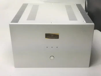 Goldmund Gümüş Tüm alüminyum amplifikatör şasi AMP Muhafaza DIY kutusu soğutucu (320 * 200 * 308mm)