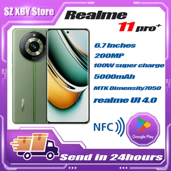 Kilidini 1TB Realme11 Pro Artı + Realme realme11proplus MTK Dimensity7050 6.7 inç OLED 200MP Kamera NFC 5000mAh 100W Süper Şarj